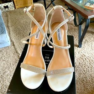 Steve Madden Bridal Wedges Size 8